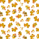 Fabric 19004 | leaves autumn big white