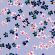 Fabric 19012 | tiny plumeria flowers | BLUE