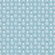 Tkanina 19015 | balwanki i sniezki blue - small
