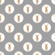 Tkanina 19028 | reniferki na grey small