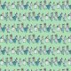Tkanina 19119 | Dziewczynki Retro Na Miętowej Zieleni