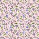 Tkanina 19169 | Ogródek Na Różowym 