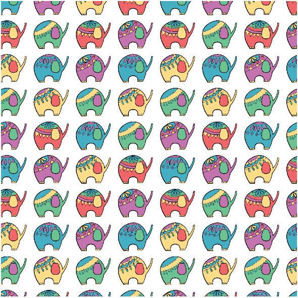 Tkanina  | Elephants