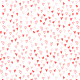 Fabric 19229 | pink and red Hand drawn hearts seamless pattern