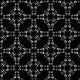 Fabric 19270 | Geo lisy na czarnym tle
