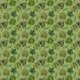 Tkanina 19281 | ZIELONE LISKI NA SAGE GREEN