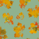 Tkanina 19433 | Leaves autumn Bg