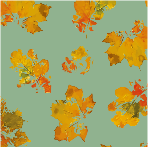 Tkanina 19433 | Leaves autumn Bg