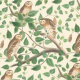 Fabric 19475 | leśne sowy na kremowym tle