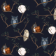Fabric 19490 | Awww owls (night)