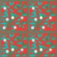 Tkanina 19597 | MERRY CHRISTMAS - ŚWIĄTECZNA GAŁĄZKA JEMIOŁY