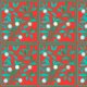 Fabric 19598 | MERRY CHRISTMAS - MOTYW ŚWIąTECZNY NA CZERWONYM TLE