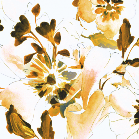 19708 | topaz floral pattern