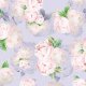 Tkanina 19717 | DElicate Peonies