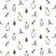 Fabric 19732 | penguins & Puffins