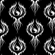 Tkanina 19779 | Fenix black - white