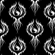 Tkanina 19779 | Fenix black - white