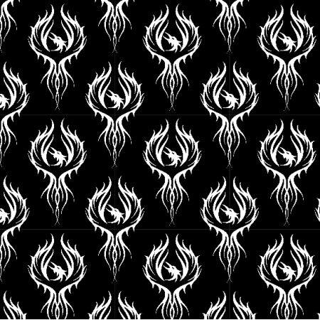 Fabric 19781 | Fenix black - white small