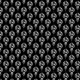 Tkanina 19781 | Fenix black - white small