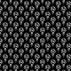 Tkanina 19781 | Fenix black - white small