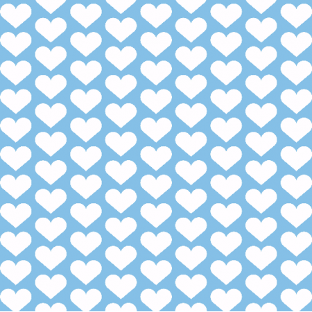 Fabric 2136 | blue hearts