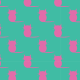 Tkanina 19850 | kotki pink / minty medium