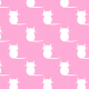 Tkanina 19854 | kotki pink / white medium