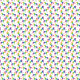 Tkanina 19992 | Teczowe jednorozce white small