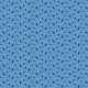 Tkanina 20138 | cats & gold roses (blue) 2