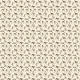 Fabric 20206 | Psy Charty i polne kwiatki Sepia na kremowym