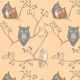 Fabric 20234 | Awww owls (light)2