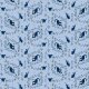 Fabric 20275 | cats and gold roses (light blue) 2