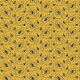 Fabric 20276 | cats and roses (yellow)