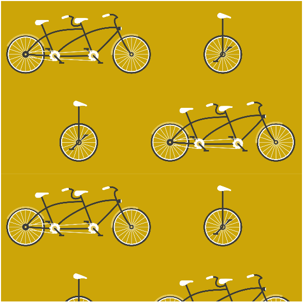 Fabric 20299 | Mustard bicycles