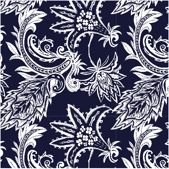 Fabric 20356 | Amiya dark blue