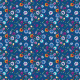 Tkanina 20456 | Folk  classic blue small